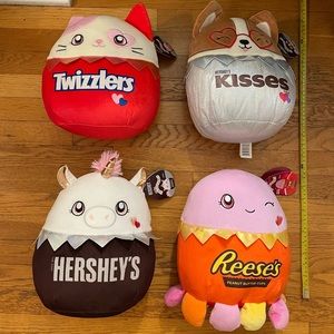 Scented Valentine’s Squishmallow set of 4 Jeanne, Regina, Sofia, Katrina NWT